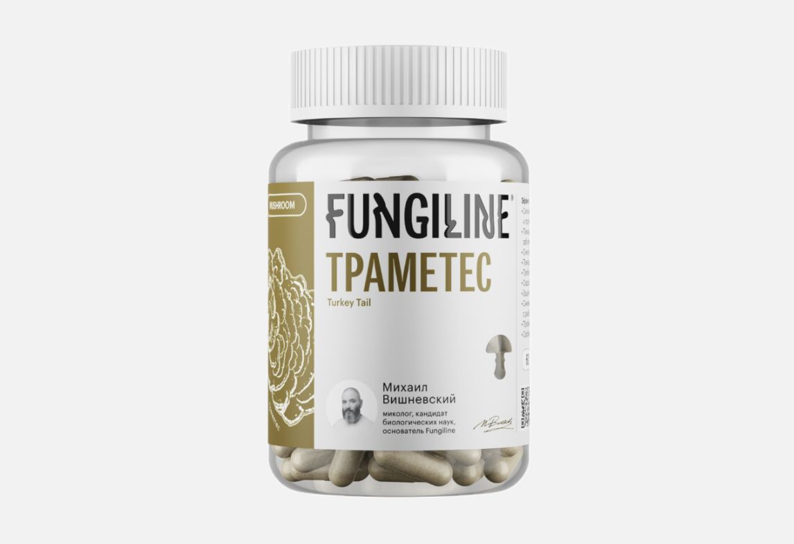 Траметес разноцветный 120 капсул